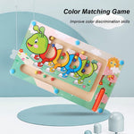 Game Wooden Puzzle Activity Board (Caterpillar)
