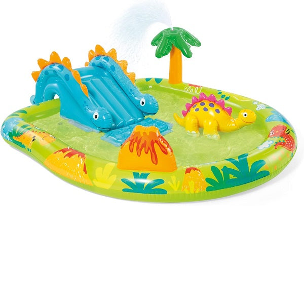 Little Dino Dinosaur Themed Inflatable Backyard Pool