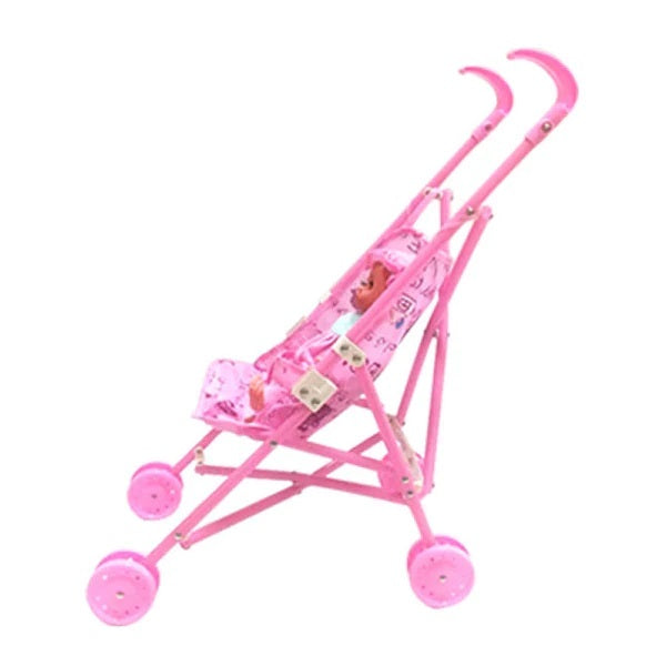 Doll With Stroller Toy