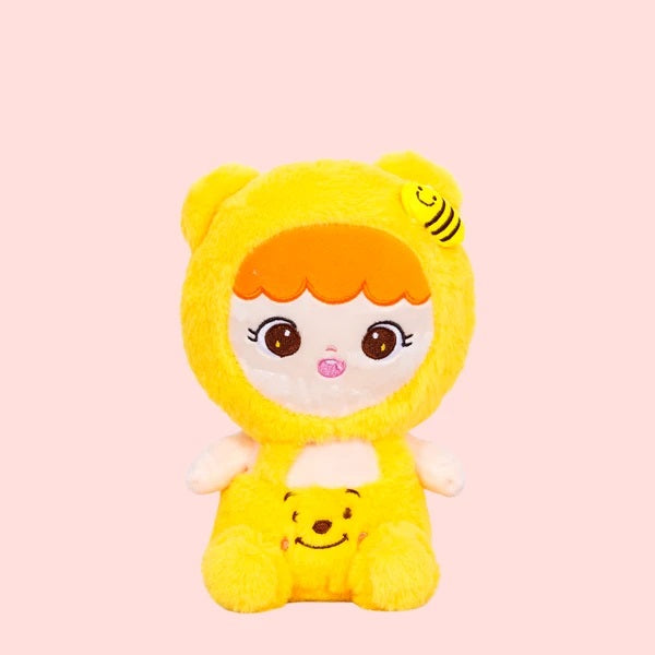 Baby doll with Pooh character