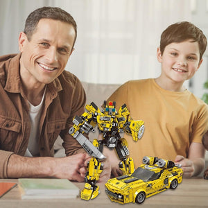 Transform Robot Construction Building Toy Set