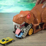Dinosaur Transport Truck With Alloy Car