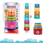 9pcs Piles Cup Colorful Baby Toy