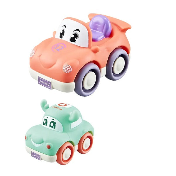 Baby soft toy cars (Set of 2)