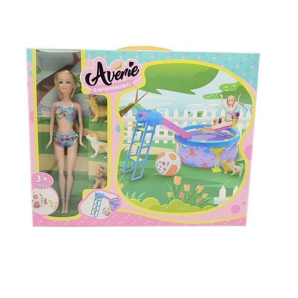 Doll with Swimming Pool