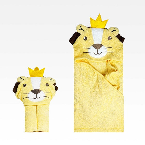 Animal Face Hooded Towel