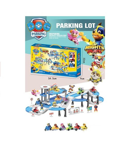 Parking lot toys set