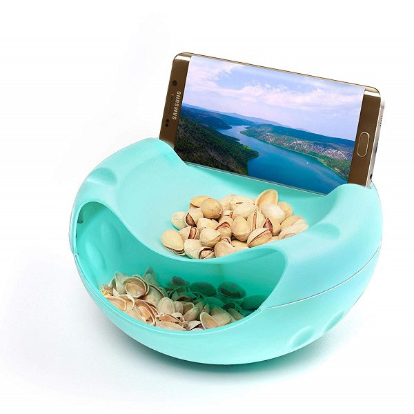 Snack Bowl Plastic Double Layer