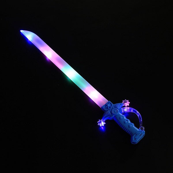 LED flash transparent toy sword