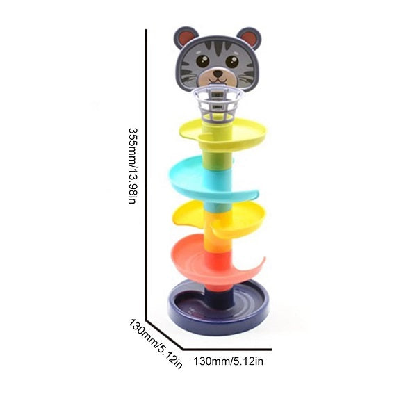 Rolling Ball Baby Gliding Tower Assembly Toy