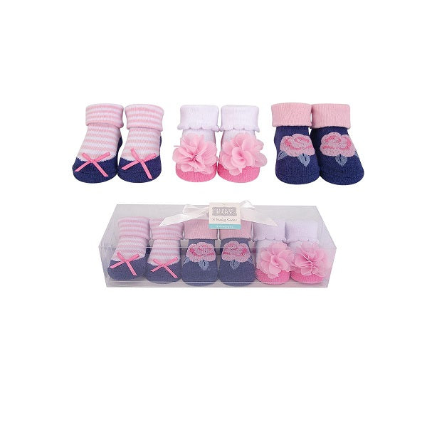 3pcs Soft Baby Socks Set