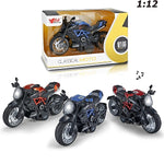 1:12 Pull Back Motorcycle