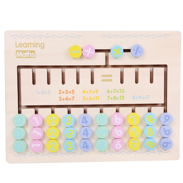 Wooden Montessori Toys Calculation Math Game