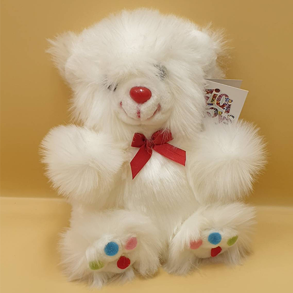 Bear With Multi Color Dot Size 08"