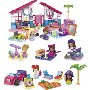 Building Toy Kit Dream House with 2 Micro-Dolls