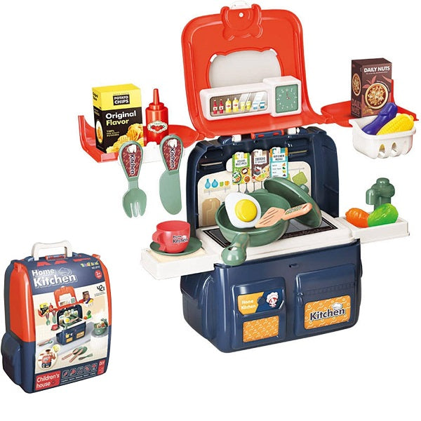 2 in 1 Kitchen Set for School Packing Bag