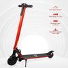 Electric Bike Speed Adjustable Electric Scooter for Adults with Light Red