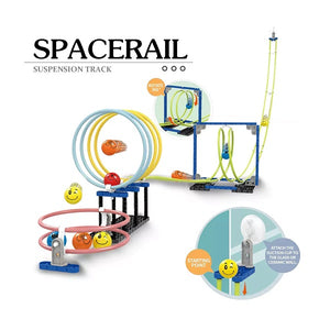 Ball Run Space Rail Building Blocks Play Set