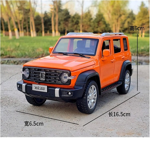 Model Vehicles for Tank 300 Off-Road SUV Simulation Alloy Car