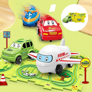 Cute Vehicle that follows Track Path- Toy for Kids