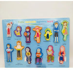 3D Family Relations Awareness Wooden Board