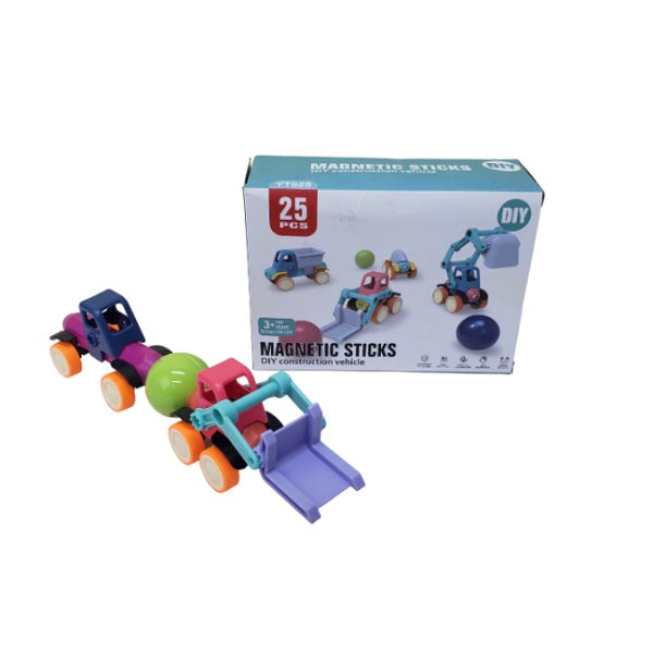 Magnetic Toy Cars Set Building Blocks