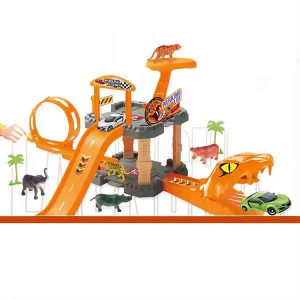 Animal Themed Car Parking Lot & Race Track