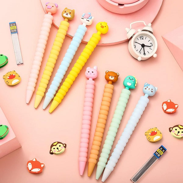 Cute Pencils with Animal Erasers