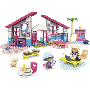 Building Toy Kit Dream House with 2 Micro-Dolls