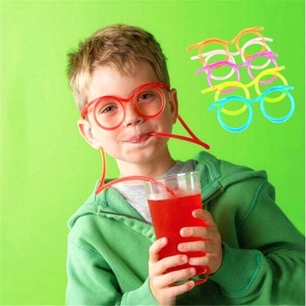 Eye Glasses Straw