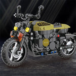 Motorcycle Model Building Blocks Bricks Kids Toys