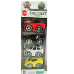 4 Die Cast Car Pack