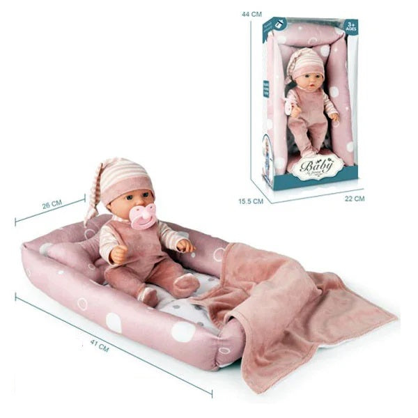 Doll with Cradle Baby