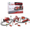 Train Set Toys, 66 Pcs Electric Train with Track and Car Toy