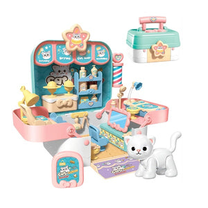 DIY Doll Playset Pet Care Toy Kit