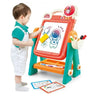 2 IN 1 Double Side Educational Brick Game Toy Painting Table