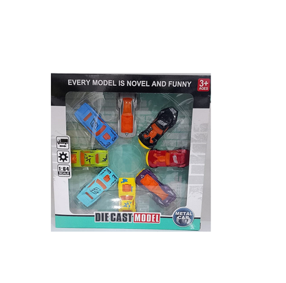 Pack of 8 Metal Cars