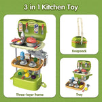 3 in 1 Play Kitchen Accessories Toy