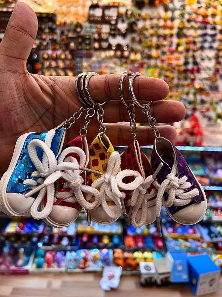 Mini hot sale shoe keychain