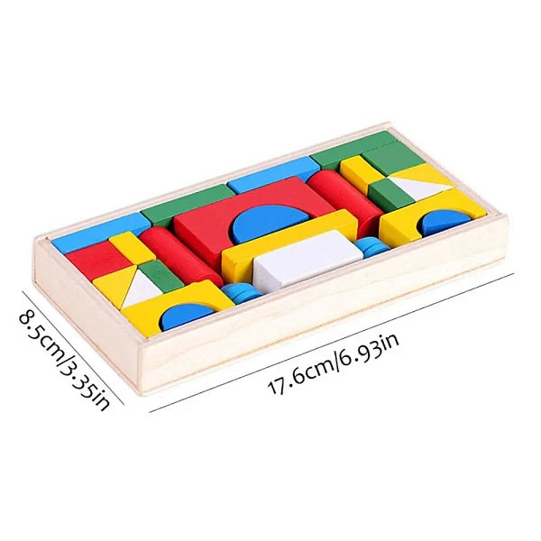 Mini Castle Wooden Building Blocks