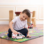 Ambulance Toy Car with Light & Siren Sound Effects