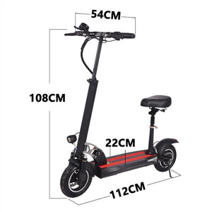 2 Wheel Electric Scooter With Seat