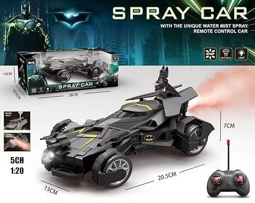 Bat-Man Remote Control Spray Car