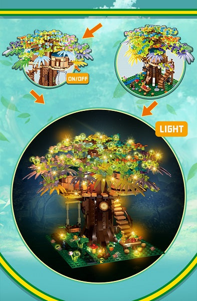 Tree House with Light