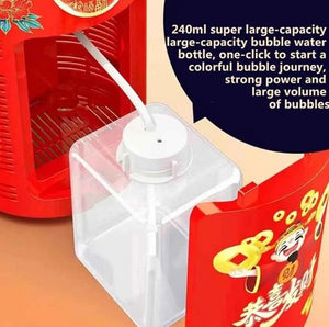 Bubble Machine Toys, Electric Bubble Maker Toys with Light & Music