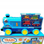 Train Engine Toy with Mini Pull Back Alloy Car