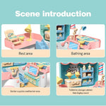 DIY Doll Playset Pet Care Toy Kit