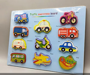 Traffic Awareness Learning Board For Kids