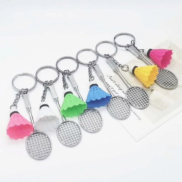 Badminton Keychain