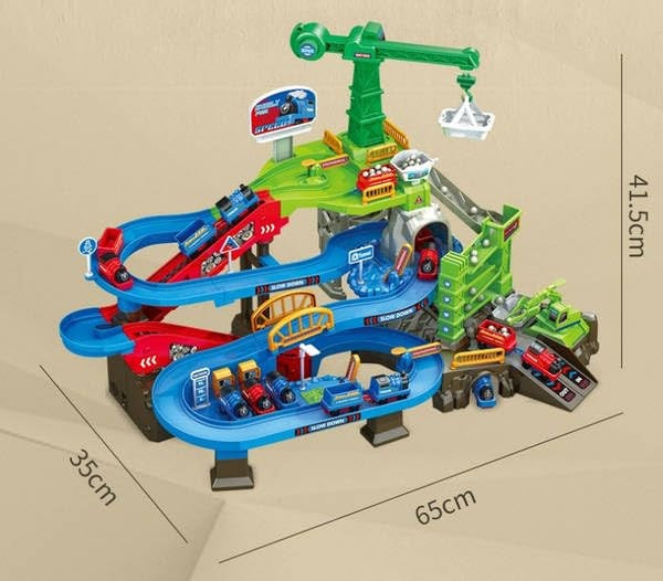 Vehicles Construction Playset with Crane